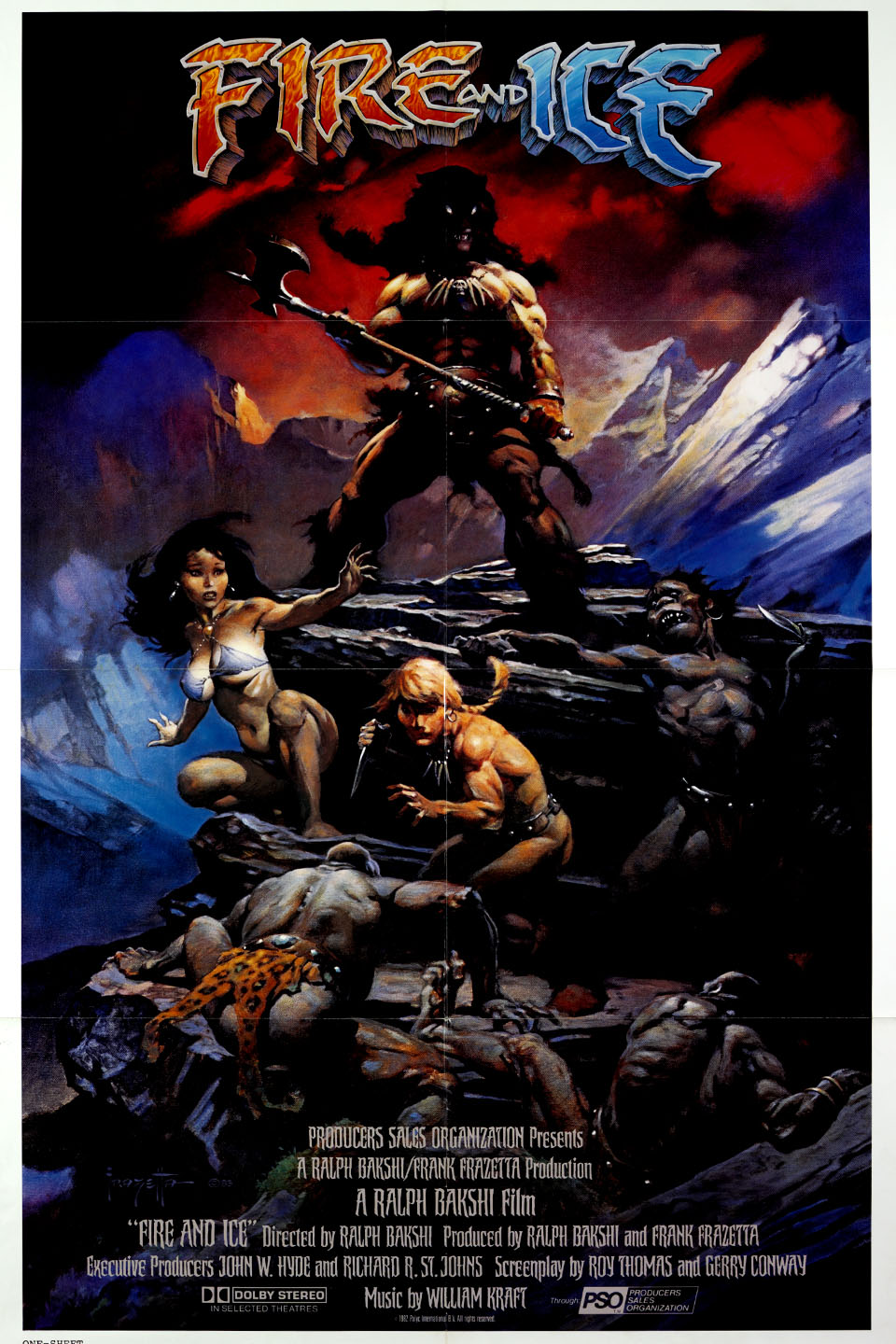 Fire and Ice Fire and Ice Poster