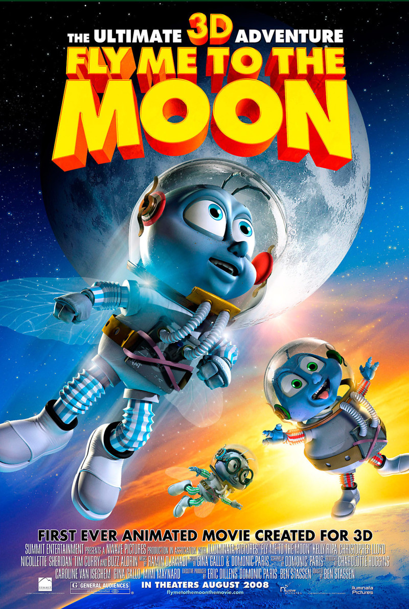 Fly Me to the Moon 3D Poster