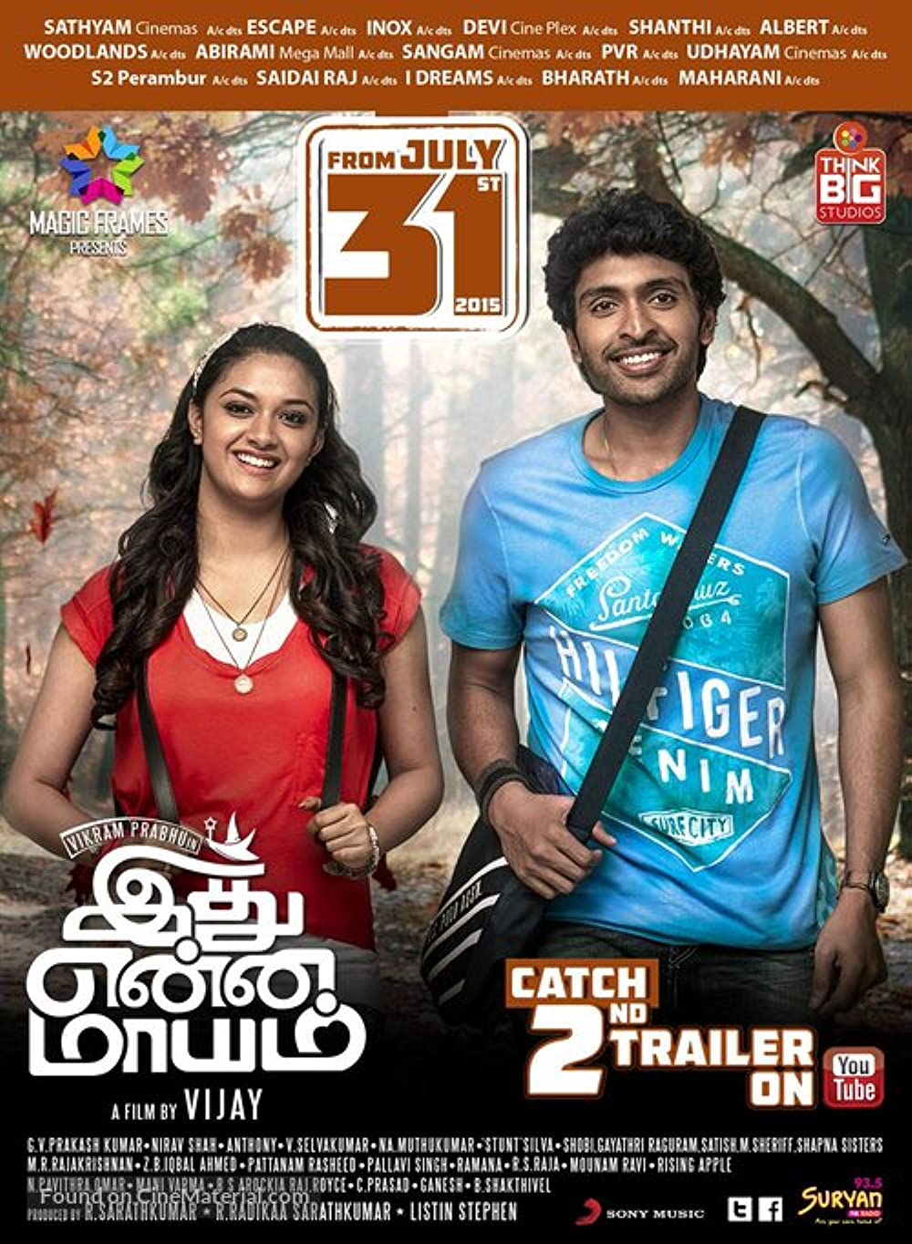 Idhu Enna Maayam Idhu Enna Maayam Poster