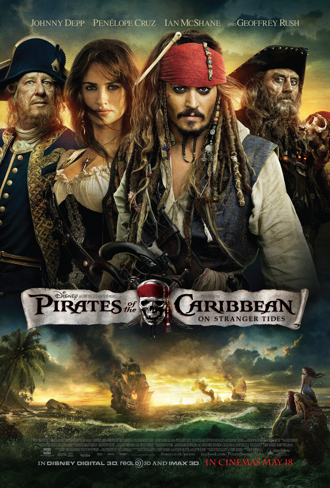 Pirates of the Caribbean: On Stranger Tides Pirates of the Caribbean: On Stranger Tides Poster