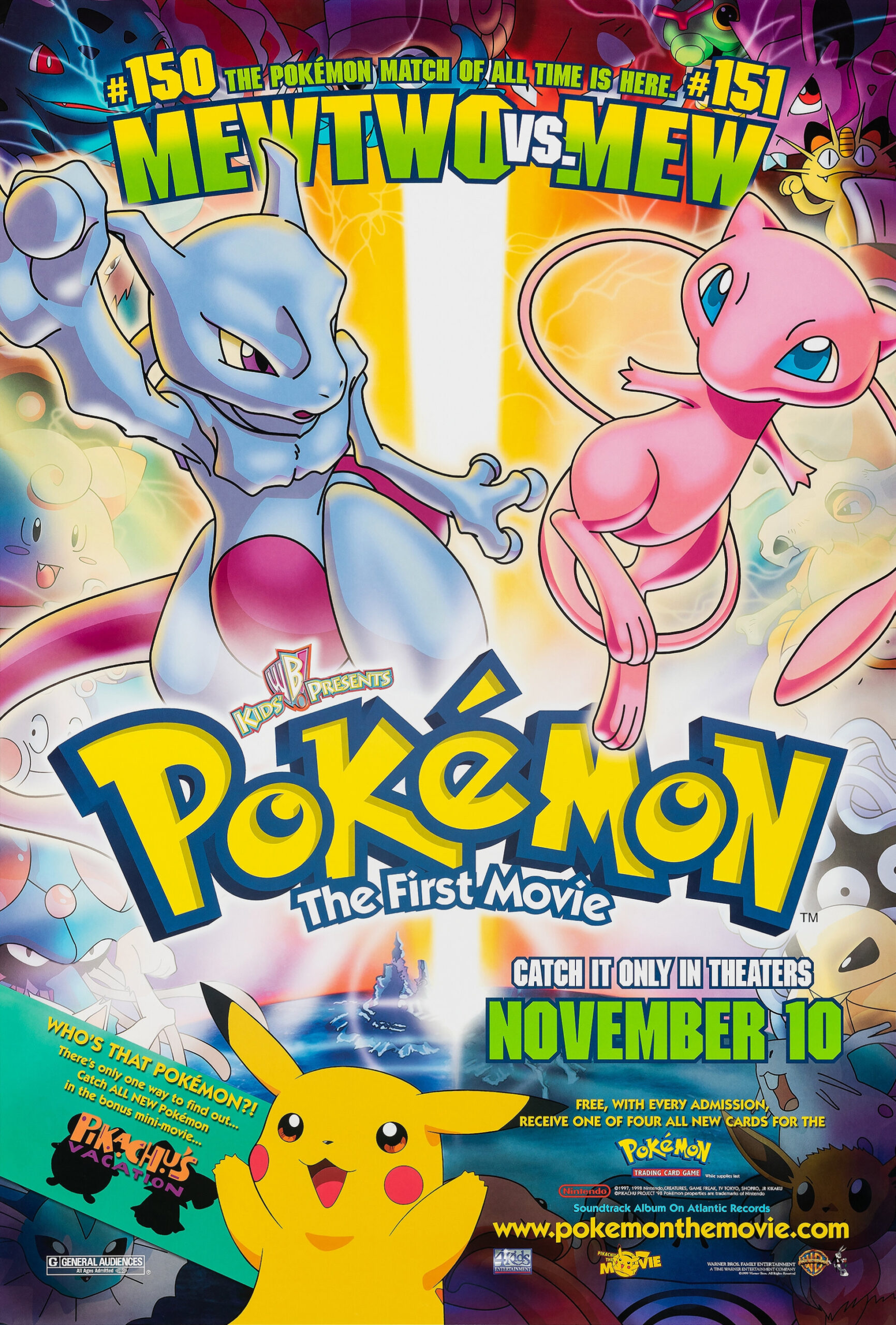 Pokemon: The First Movie - Mewtwo Strikes Back Pokemon: The First Movie - Mewtwo Strikes Back Poster