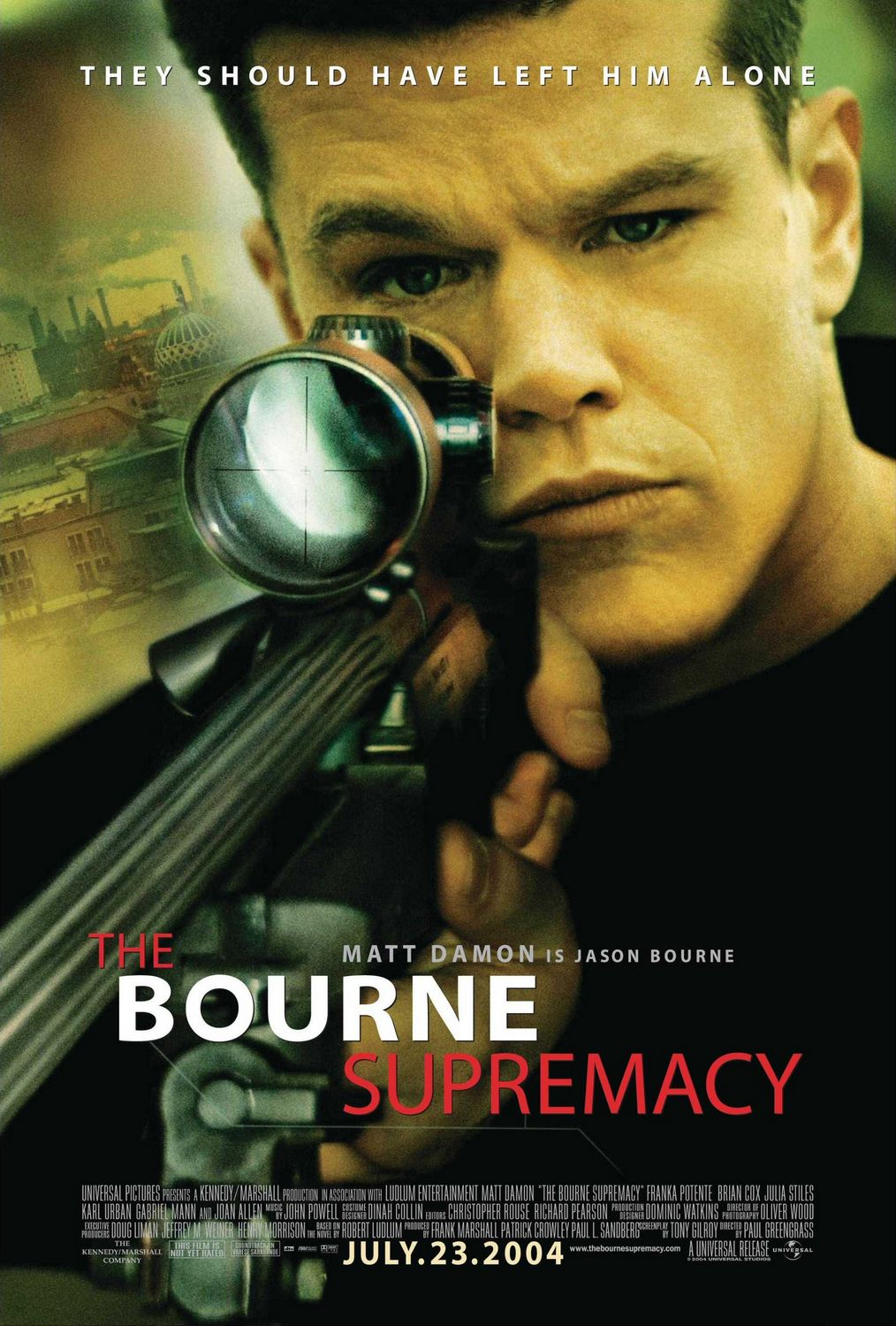 The Bourne Supremacy The Bourne Supremacy Poster